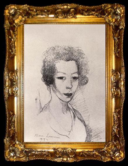 framed  Marie Laurencin Self-Portrait, ta009-2